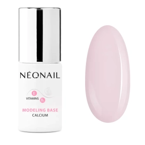 NeoNail lakier hybrydowy MODELING BASE CALCIUM Basic Pink - 7,2 ml