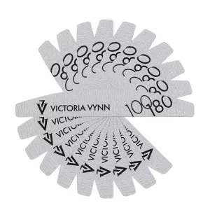 Victoria Vynn pilnik półksiężyc biały 100/180 - 10 szt