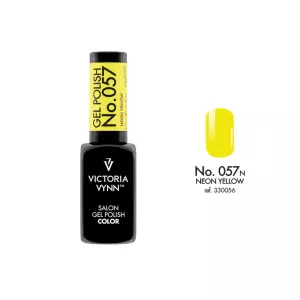 Lakier hybrydowy GEL POLISH COLOR Neon Yellow nr 057 - 8 ml