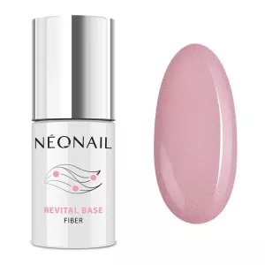 NeoNail lakier hybrydowy REVITAL BASE FIBER Blinking Cover Pink baza wzmacniająca