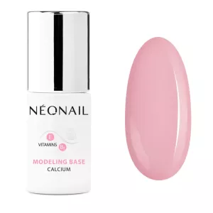 NeoNail lakier hybrydowy MODELING BASE CALCIUM Neutral Pink - 7,2 ml