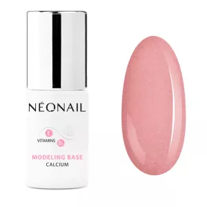 NeoNail lakier hybrydowy MODELING BASE CALCIUM Pink Quartz - 7,2 ml
