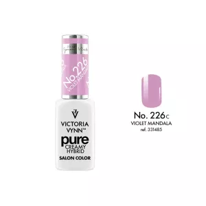 Lakier hybrydowy Pure Creamy Hybrid Victoria Vynn 226 Violet Mandala 8 ml Pattern