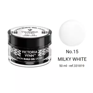 Żel budujący Victoria Vynn Milky White No.15 SALON BUILD GEL - 50 ml