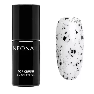 Lakier hybrydowy NeoNail Top Crush Black Gloss - 7,2 ml