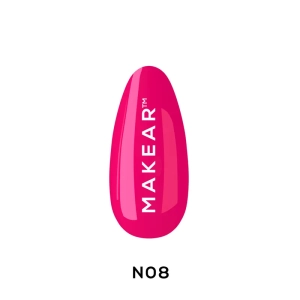N08 Neonowy lakier hybrydowy Makear - 8 ml