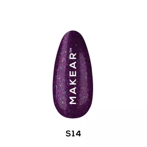 S14 Violetclaw Lakier hybrydowy Makear - 8 ml
