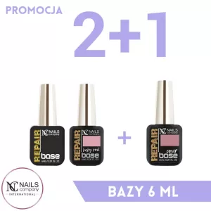PROMOCJA  NAILS COMPANY 2 + 1 GRATIS! - BAZY 6 ml